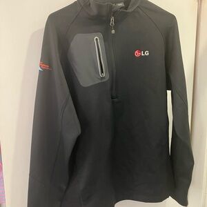 Eddie bauer half zip pullover LG stitched lightweight performance jacket large